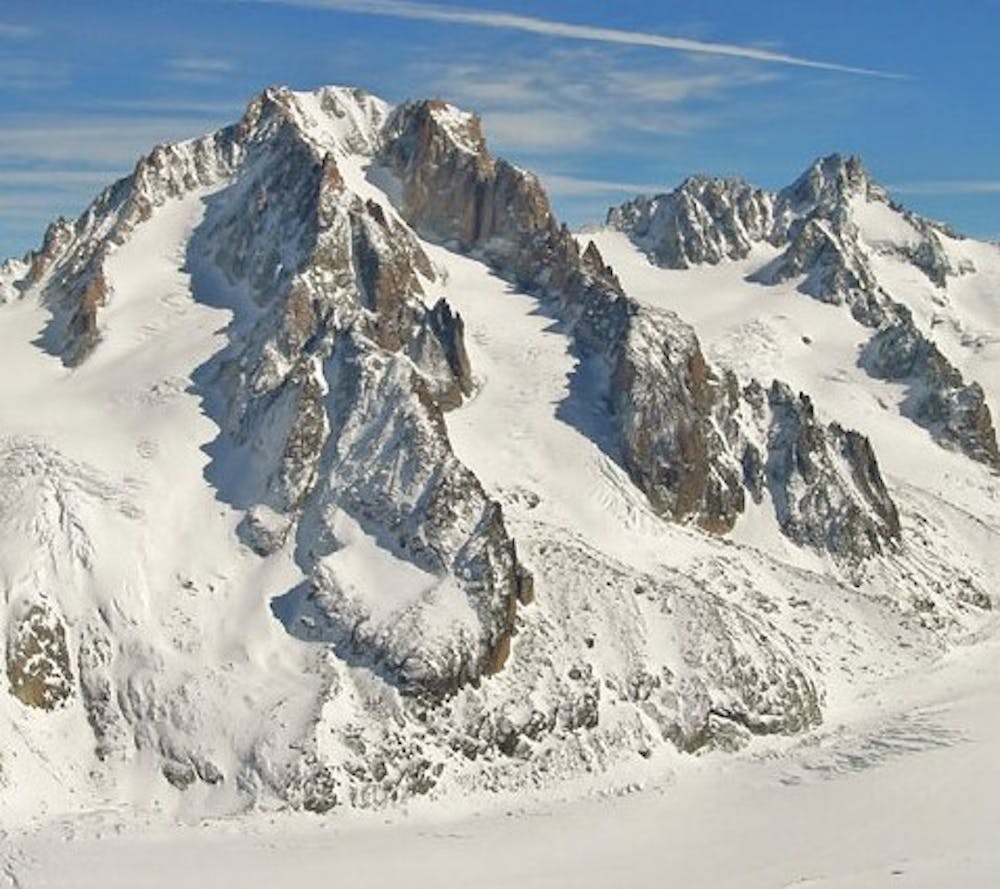 Aig Argentiere and Glacier Argentiere