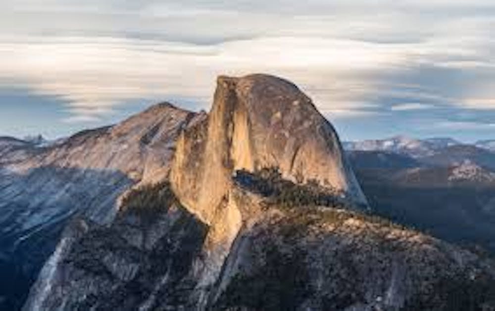 Sunset on Half Dome from Glacier Point