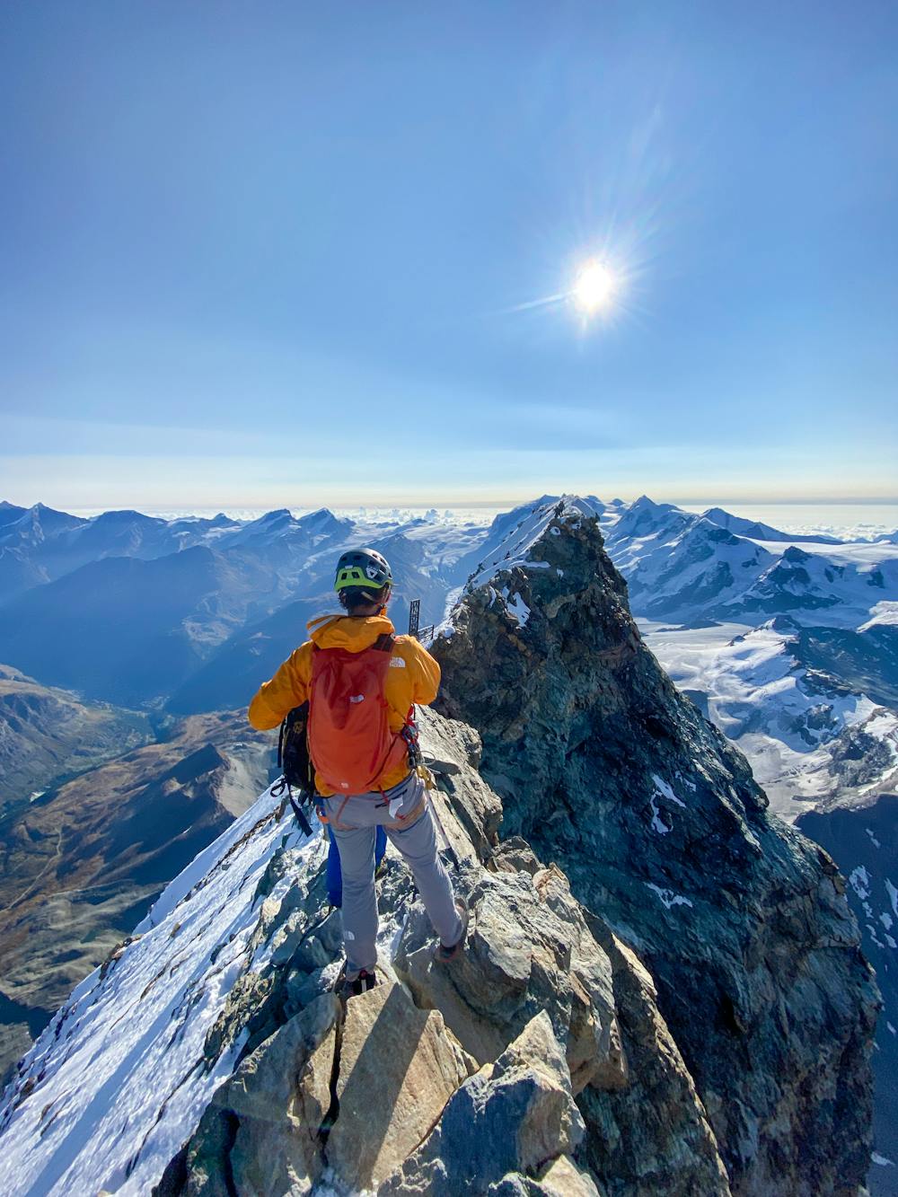 The summit of the Matterhorn