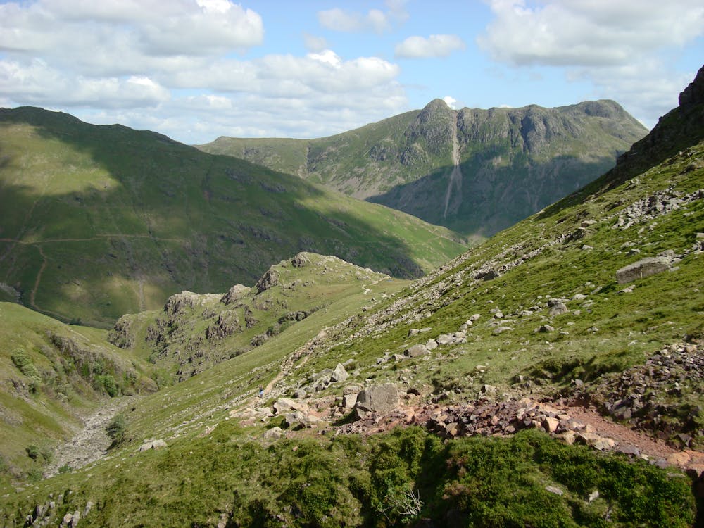 Kirk Fell, Great Gable and Scafell from Illgill Head