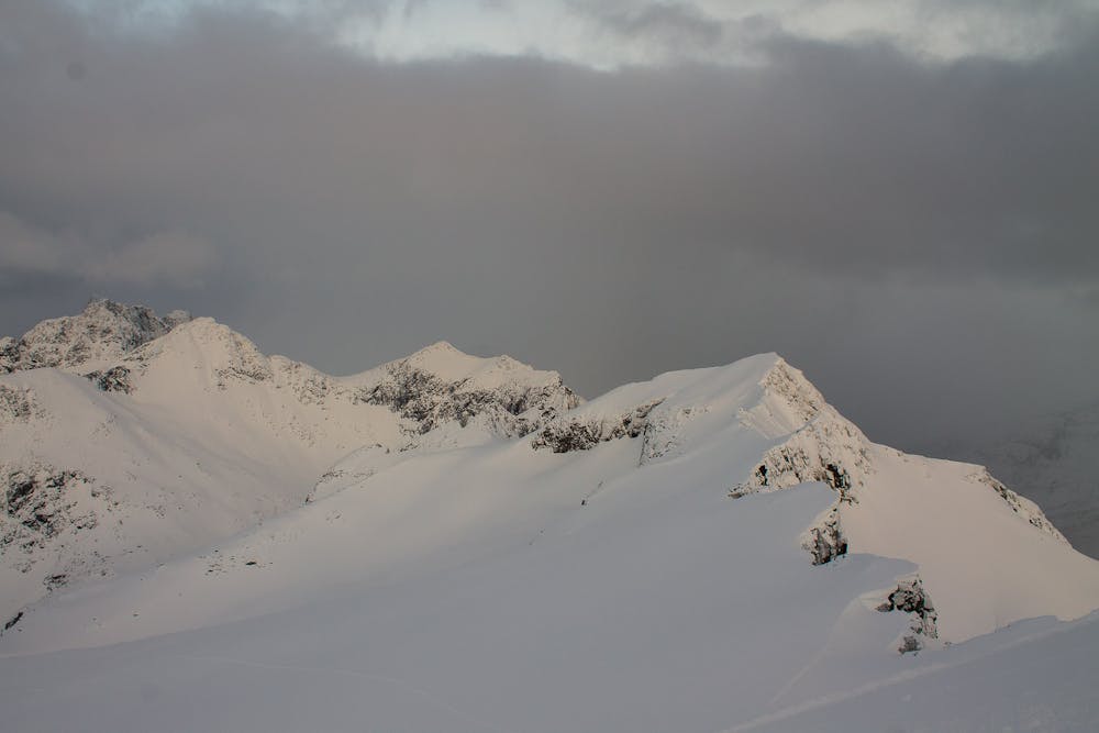 The ridge in the direction of Tromsø