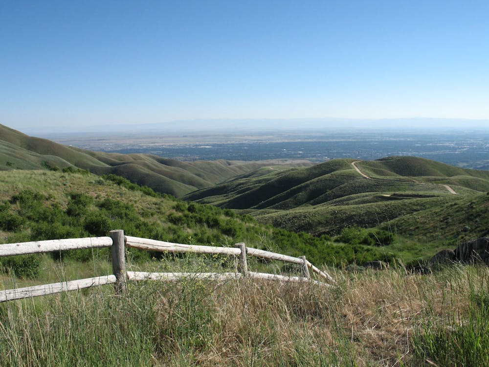 View from the Boise Foothills near Hull's Gulch