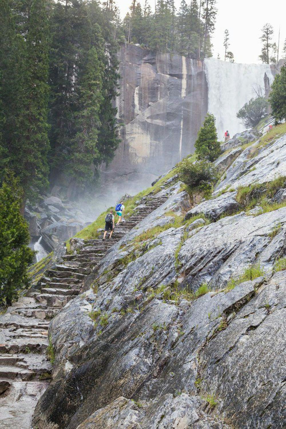 Mist Trail steps