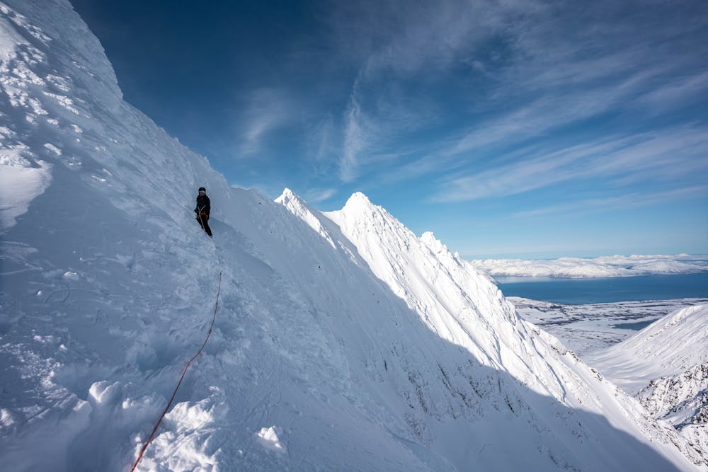 Summit ridge traverse