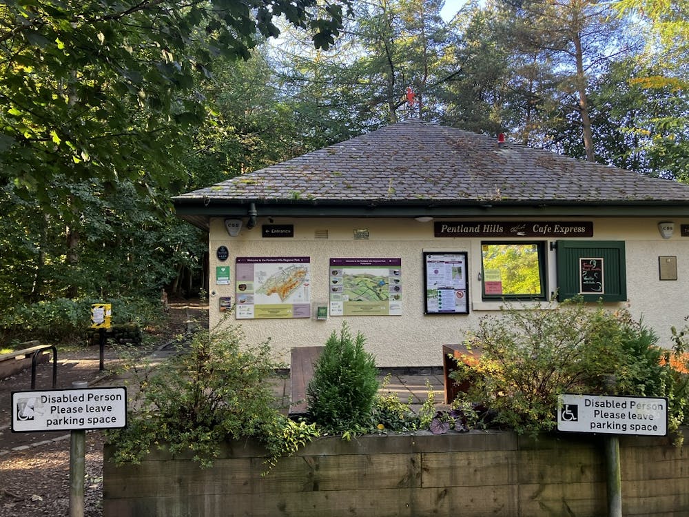 The Ranger centre with a small cafe
