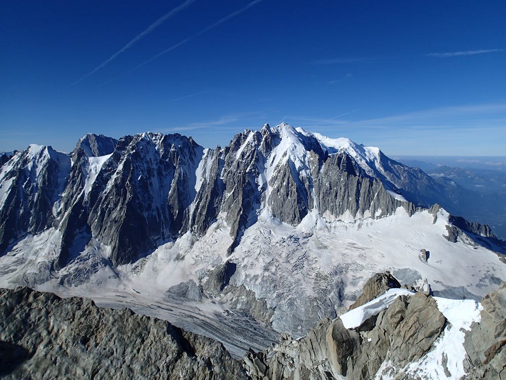 Summit shot (Aiguille Verte) from Chardonnet