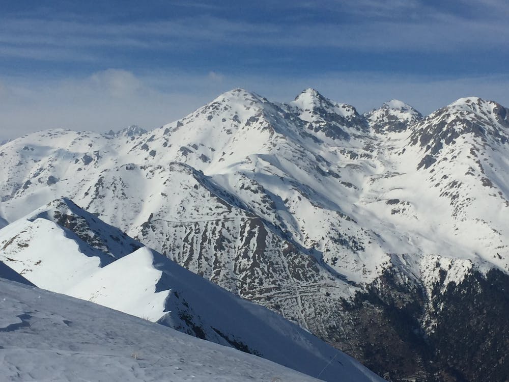 Looking into the Mercantour from Pointes des Trois Communes