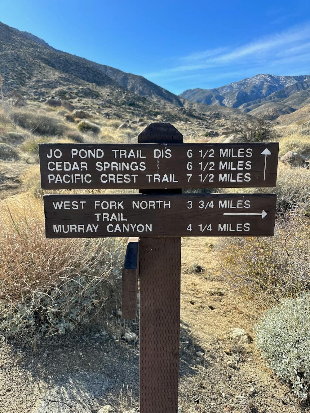 Jo Pond and West Fork Trail Junction