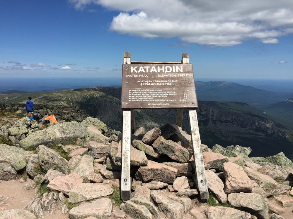 Photo from Mount Katahdin via the Abol Trail