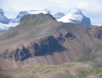 Mt Svartfell in Borgarfjörður