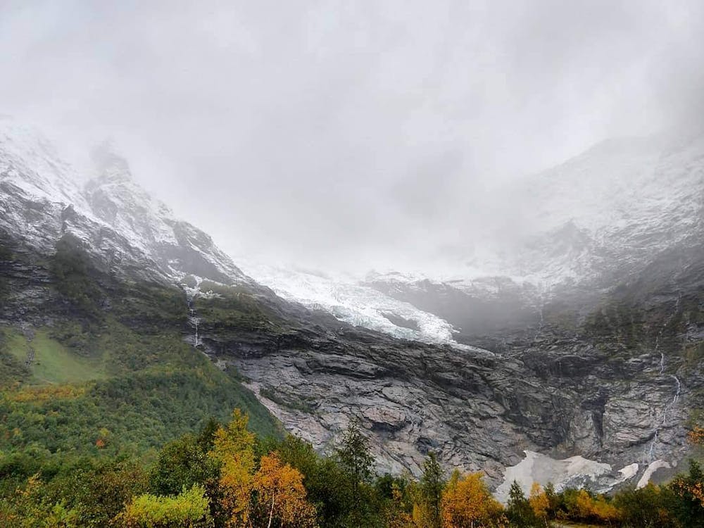 Photo from Briksdal Glacier