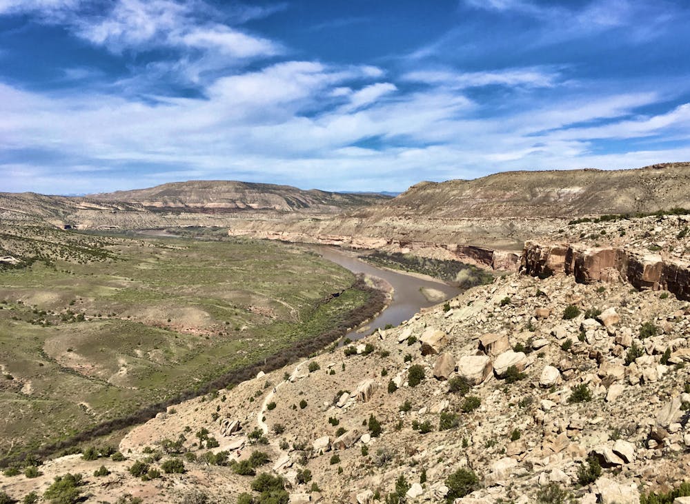 View of the Colorado River.