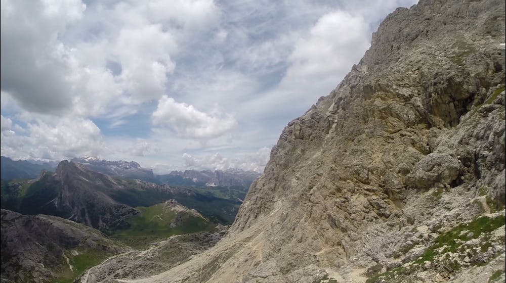 Photo from Monte Lagazuoi Kaiserjagersteig + Galeria + hikeback to Cortina at the foot of Tofanas