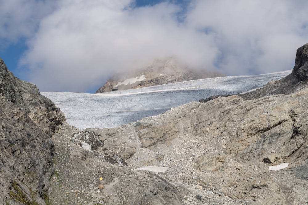 Approaching the glacier de Rhemes-Golette