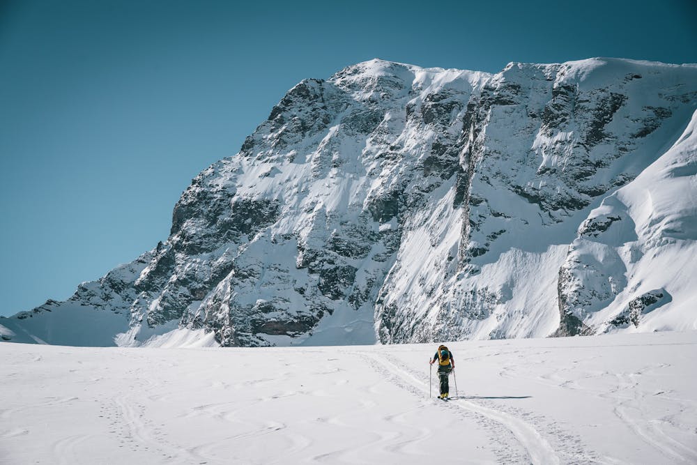 The long but beautiful ascent up Haut Glacier d'Arolla 