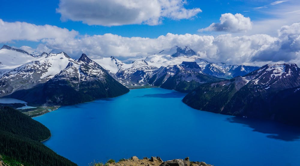 Mount Garibaldi and Garibaldi Lake from Panorama Ridge
