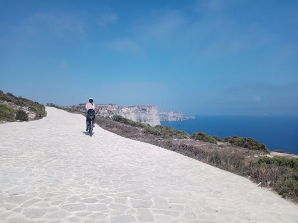 Soaring Cliffs & Turquoise Water : Bike Around Gozo