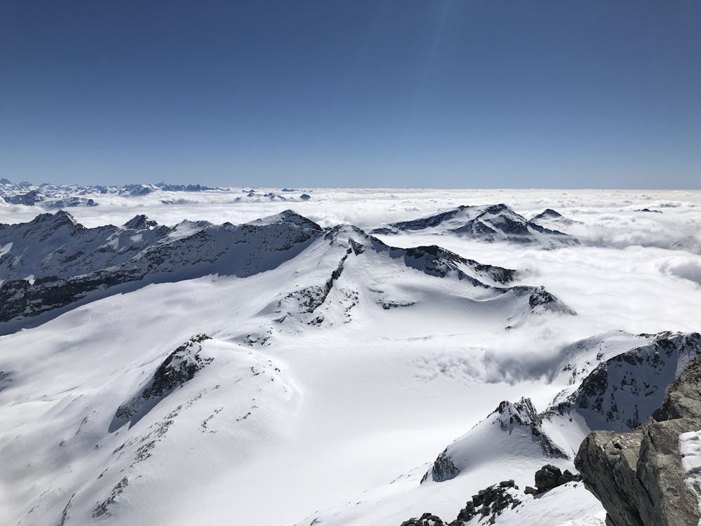 Mega view from the summit of the Adula 3402m