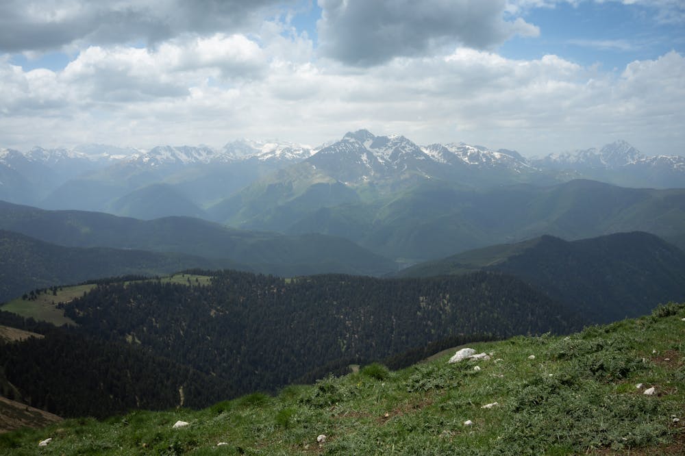 Arbizon area view from the ridge