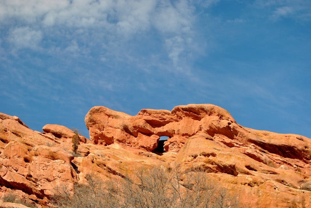 Red rock formations in South Valley