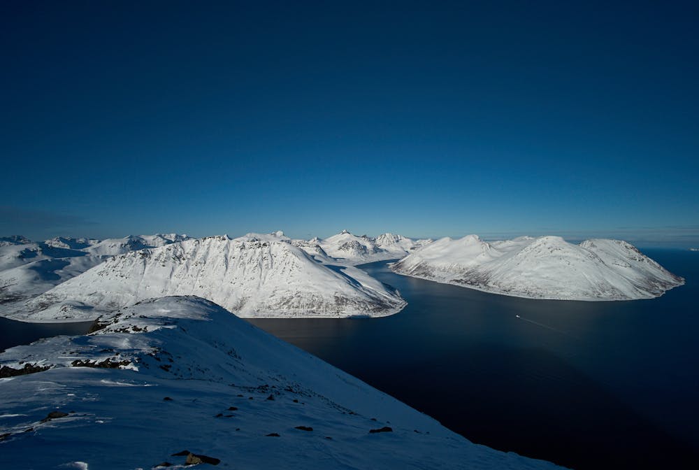 Summit view towards Arnøya