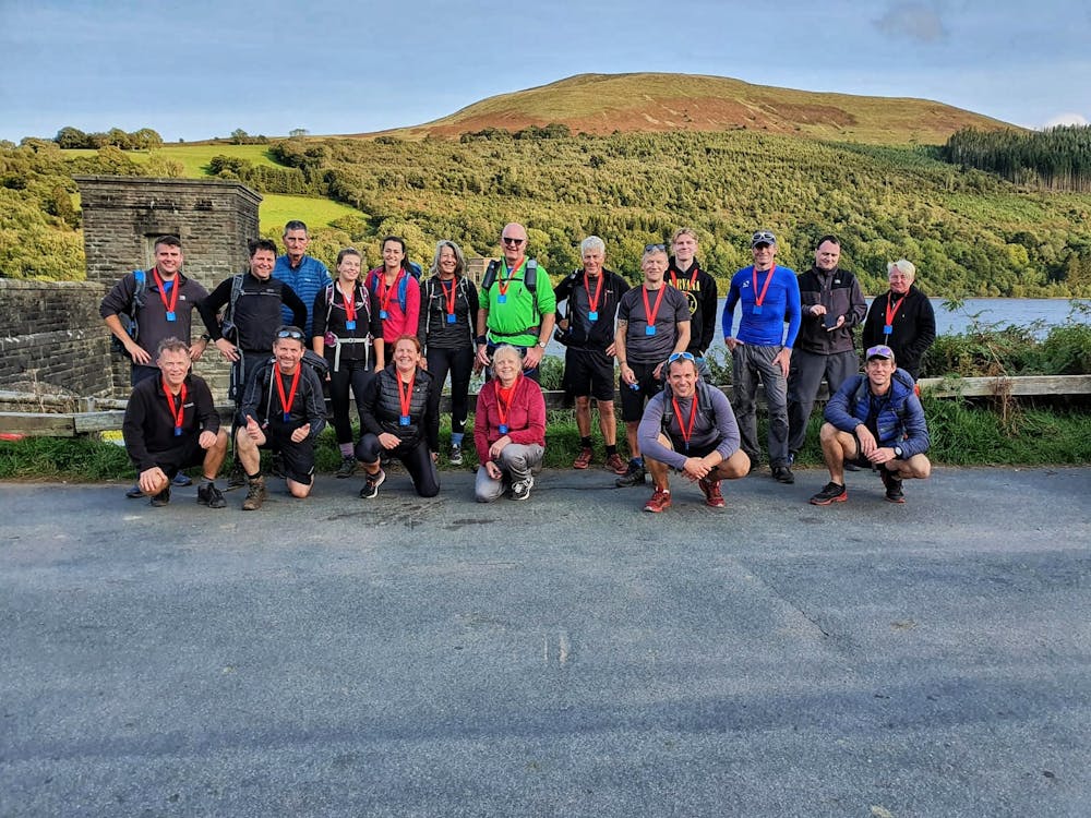 Brecon Beacons 10 Peak Challenge Finishers
