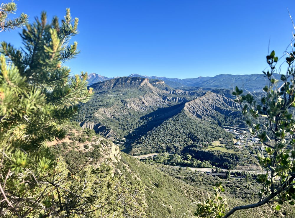 View of Perins Peak from Smelter Mountain