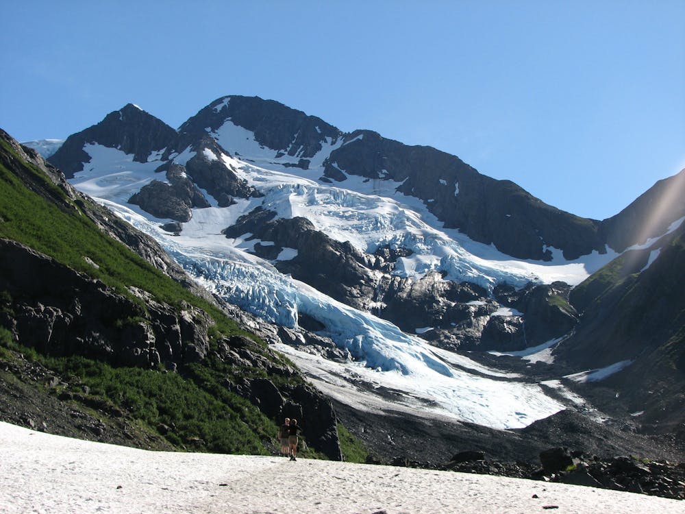 Byron Glacier seen from the trail