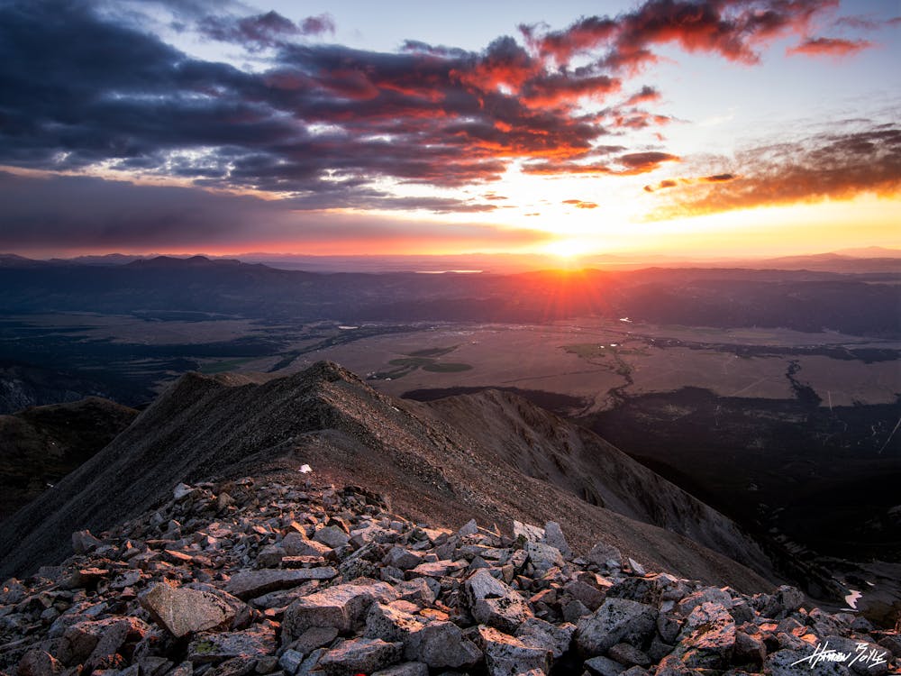 Mount Princeton Summit Sunrise