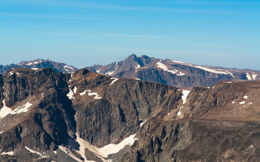 View of Granite Peak from Silver Run Peak