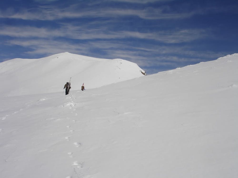 Arriving at the False Summit of Mount Adams