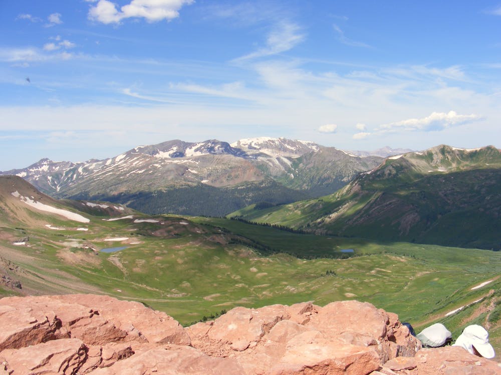 View From West Maroon Pass Towards Crested Butte.