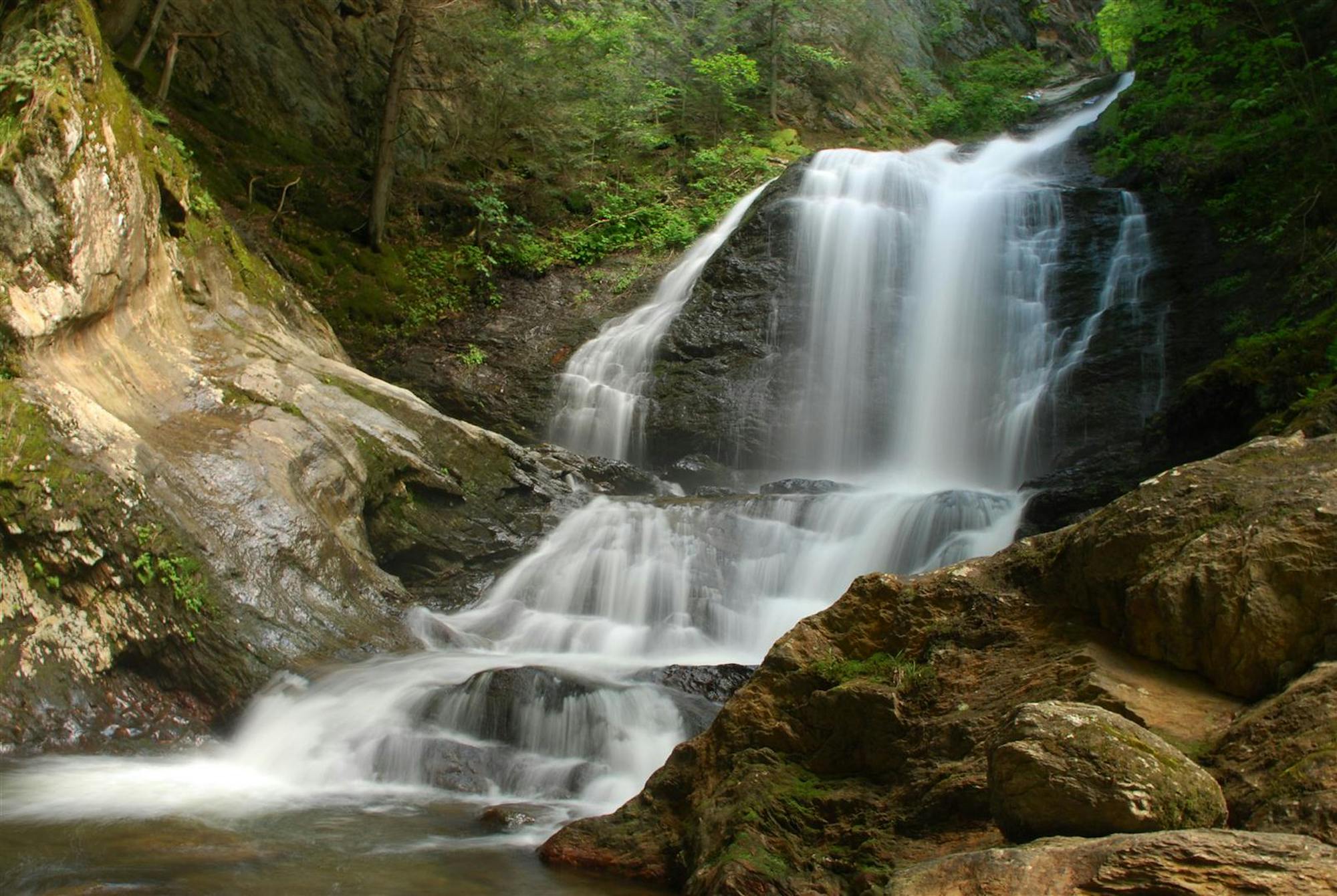 Moss Glen Falls near Stowe, Vermont