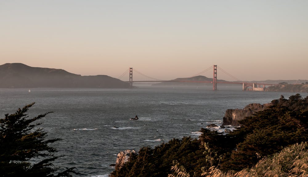 Golden Gate Bridge seen from Lands End