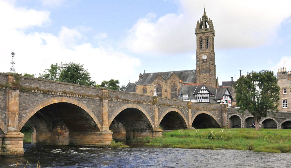 The River Tweed at Peebles