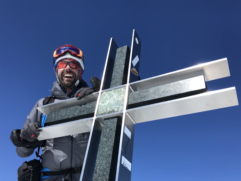 Strahlhorn Summit Cross