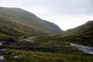 Scafell Pike and Great End by the Corridor Route