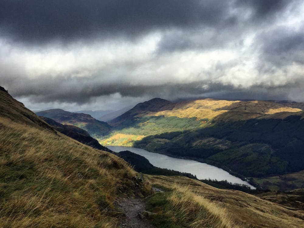 Looking down over Loch Lubnaig