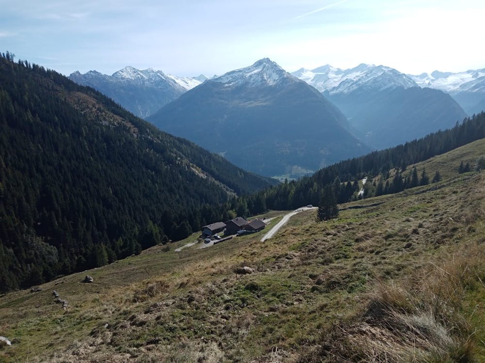 The welcome sight of the Steiner Alm
