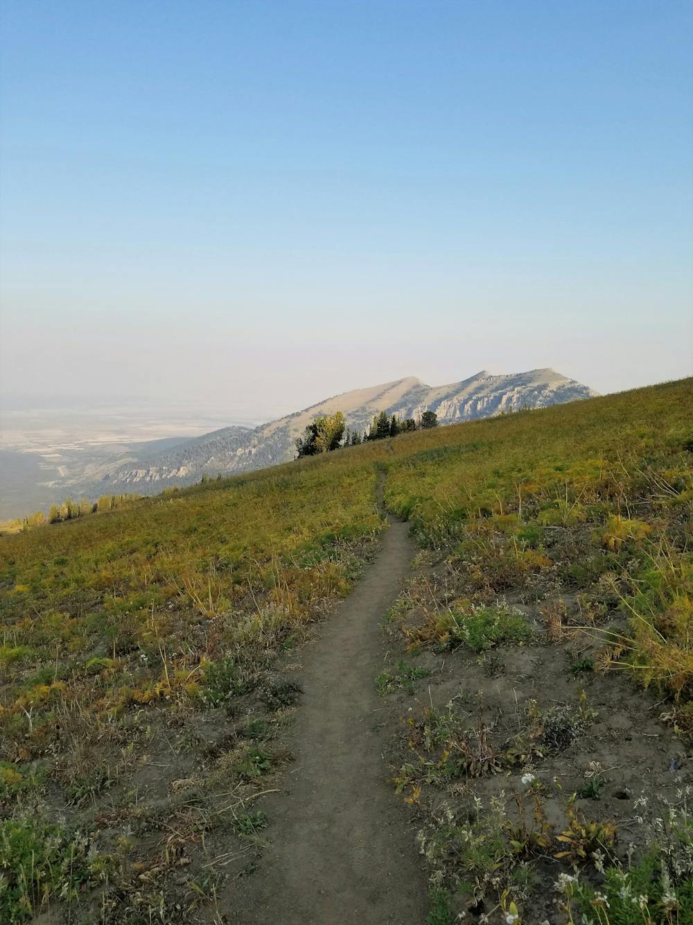 Face Trail, nearing the intersection with the North Teton Trail