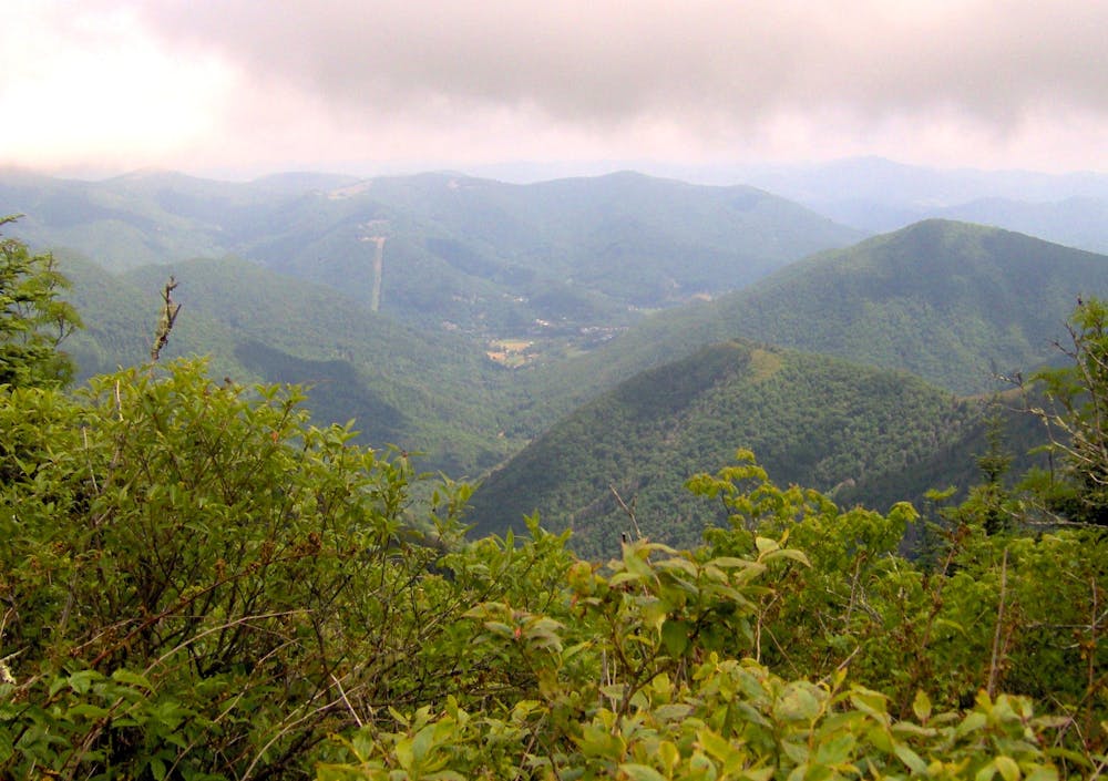 Maggie Valley, NC, Viewed from the Summit of Waterrock Knob