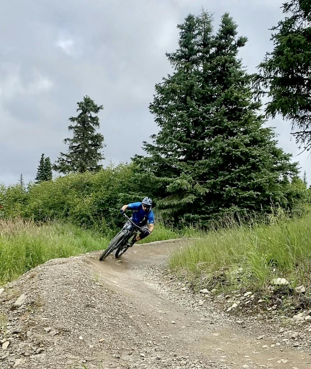 Hemlock Burn trail. Rider: Greg Heil