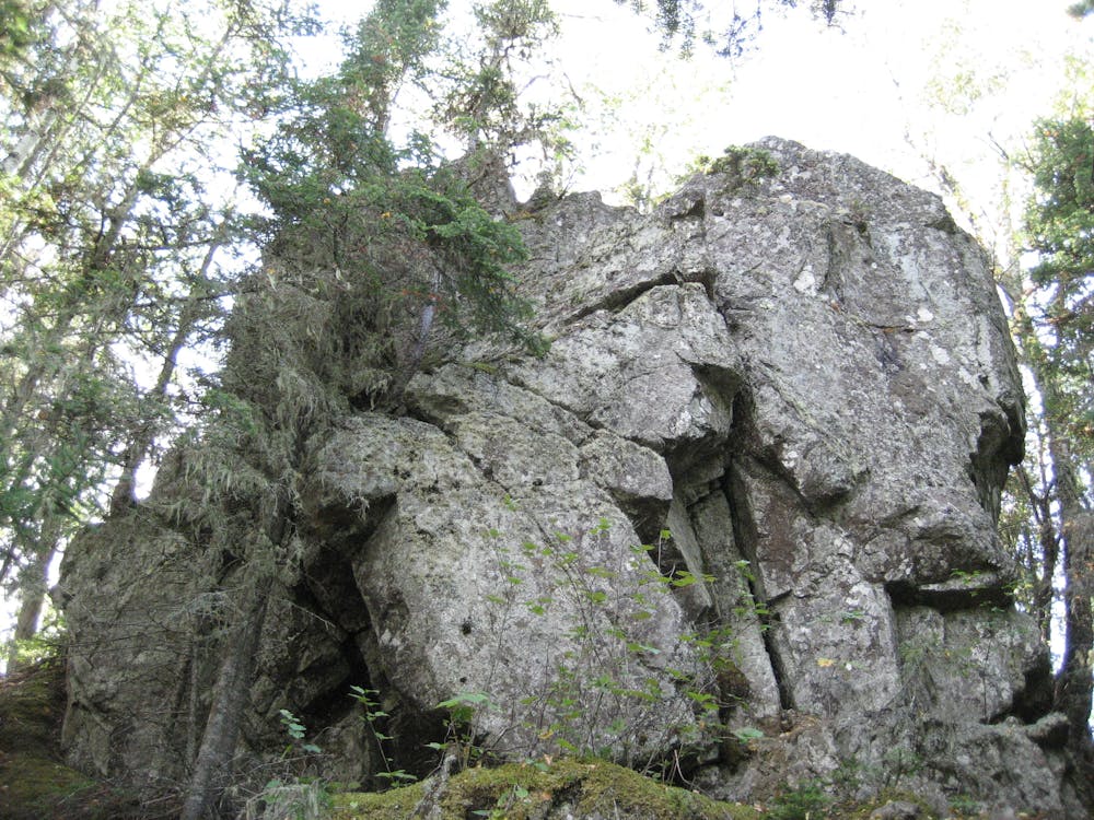 Below Monument Rock