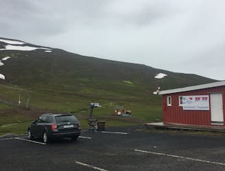 Skiing lodge in Tindastóll - Einhyrningur, Northwest Iceland