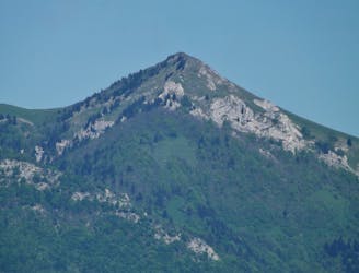 Pointe de la Galoppaz depuis le Col des Prés