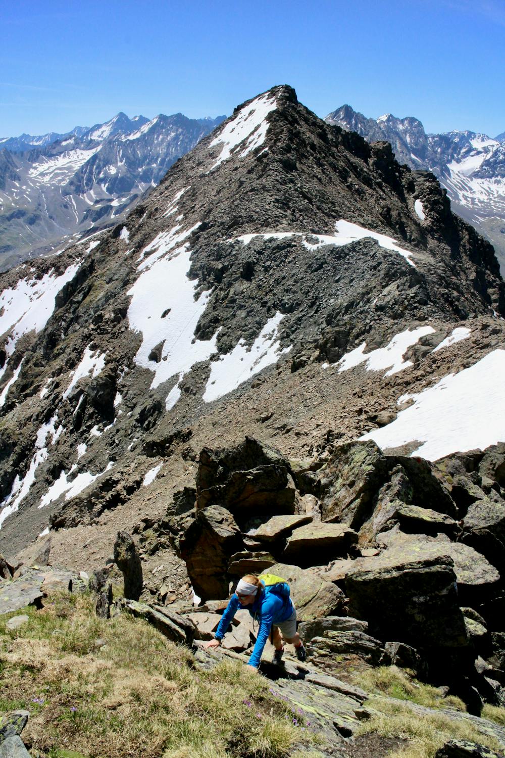 Typical terrain on the ridge