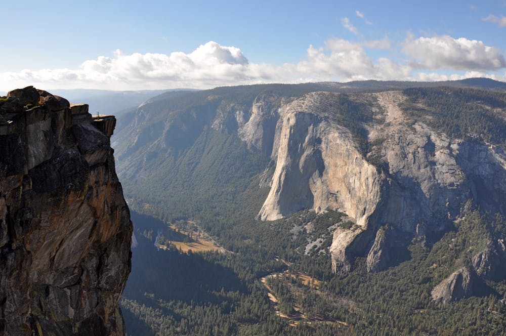 El Capitan and Yosemite Valley seen from Taft Point
