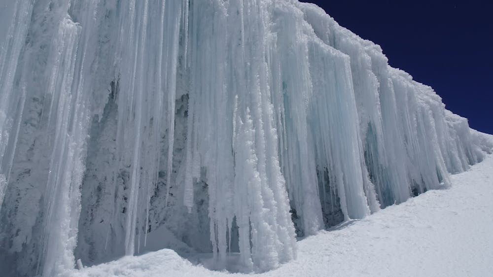 The Ice Wall on Cayambe