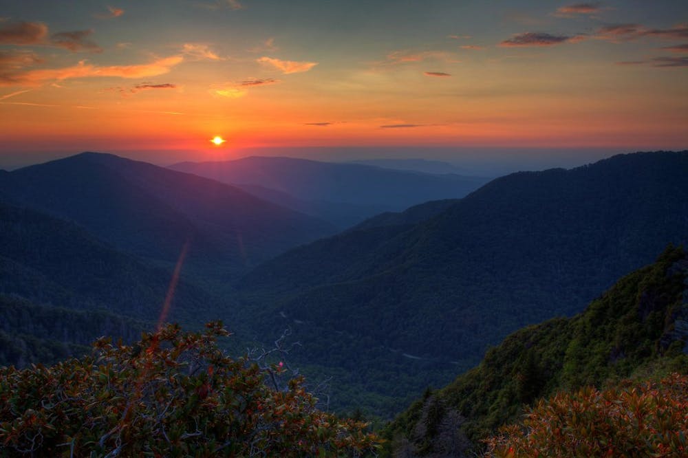 Sunset from the Chimney Tops