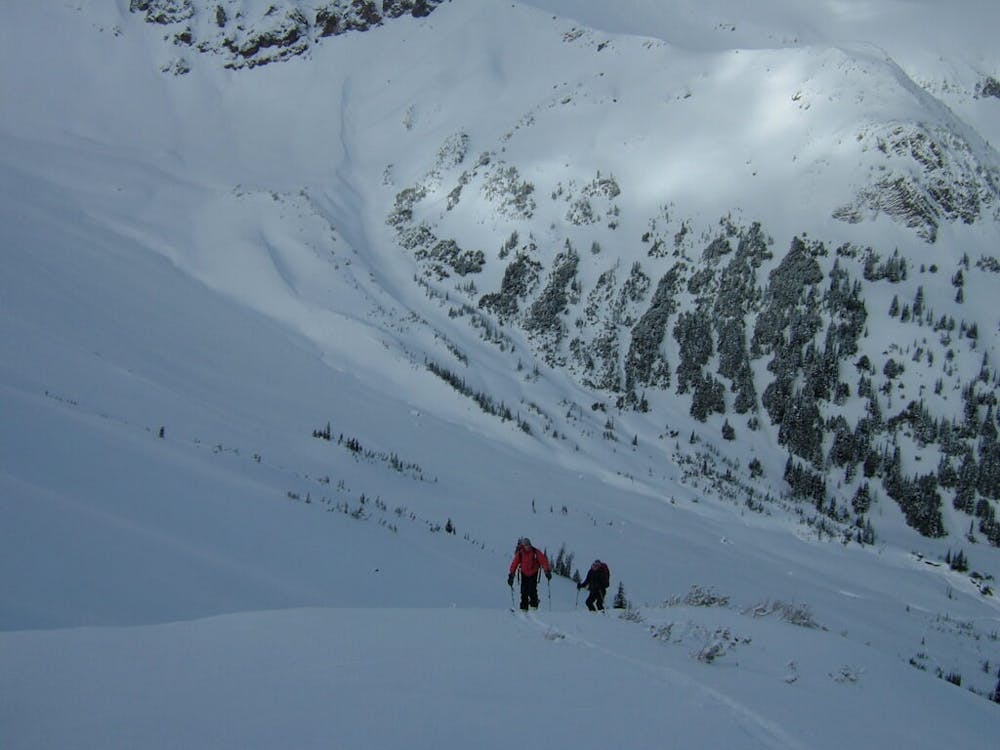 Heading up to the Eastern Ridge of Mount Ruth